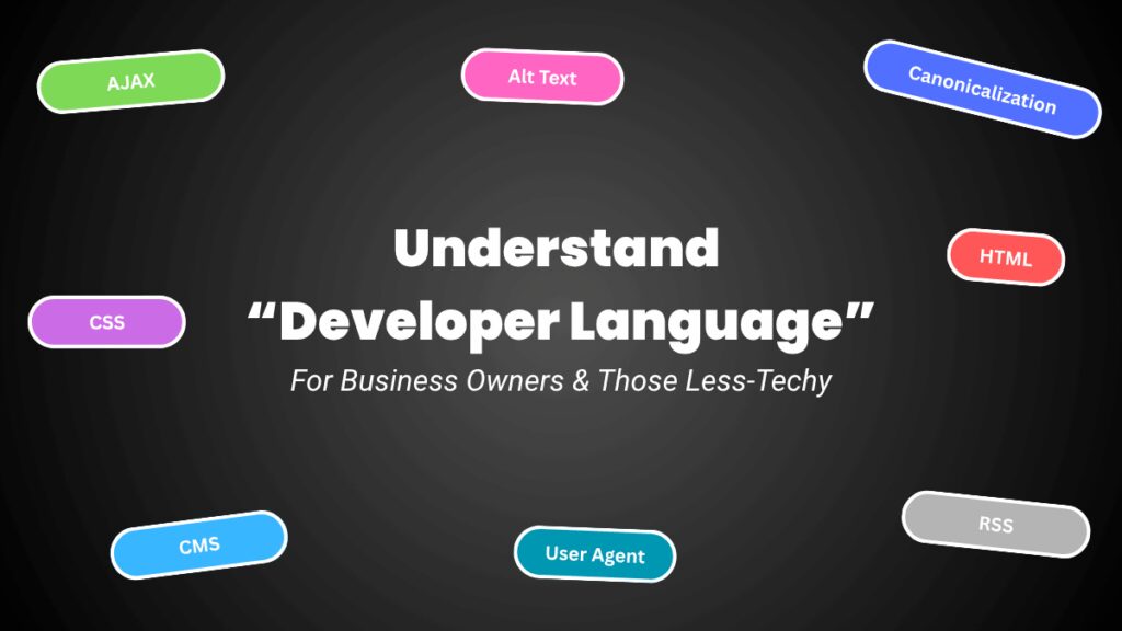 Website Development Jargon Explained